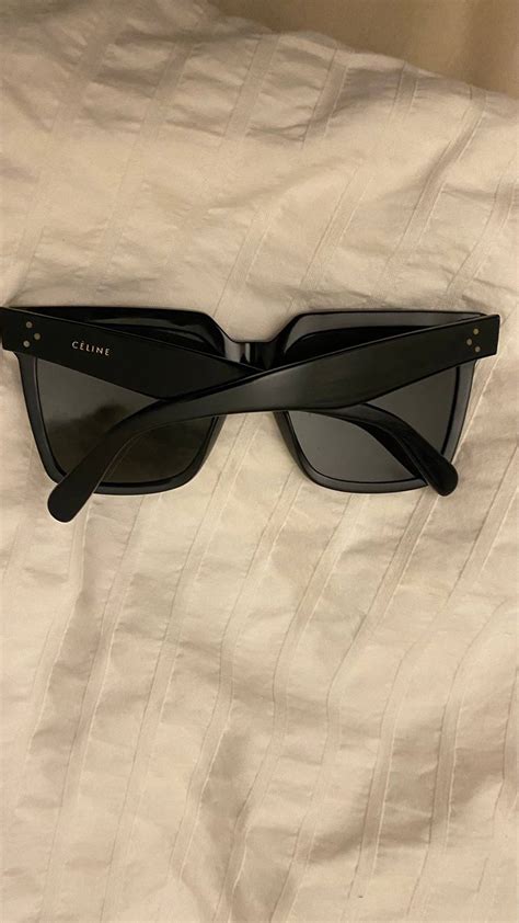 celine 55mm oversized square sunglasses.